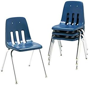 Silla Escolar Serie 9000 de 16" Azul Marino