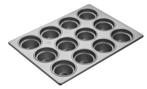 Molde para Muffin Jumbo de aluminio cap.24 und