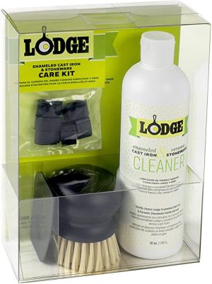 Kit de limpieza para sartenes de enamel y hierro fundido