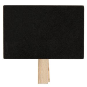 Habladores de pizarra 3 "x 2" negro