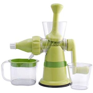 Extractor de jugo manuel con base de succion.