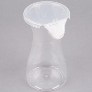 Decanter con Tapa para Vino o Jugo de Policarbonato de 8.5 Onzas