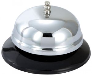 Campanilla 3.5" de diámetro, acero inoxidable