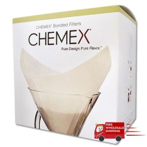 CHEMEX: Paquete de 100 Filtros Predoblados para Chemex de 8 Tazas