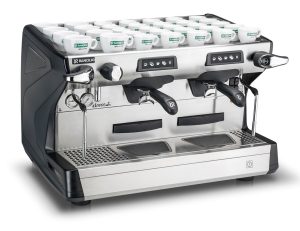 Máquina de Espresso 2 Grupos Semiautomatica Blanco 220V/60Hz/1Ph
