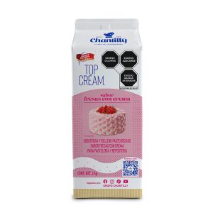 TOP CREAM: Crema Chantilly de Fresas con Crema de 2 Kg