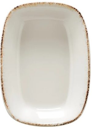 RETRO: Plato rectangular de porcelana de 7"*5.5"