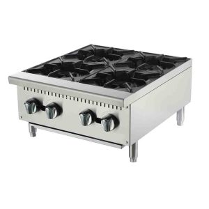 Cocina de Mesa de 4 Quemadores de 24" a Gas
