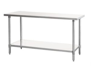 Mesa de trabajo de acero inoxidable24X24X26