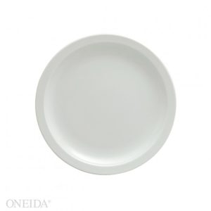 BUFFALO: Plato Redondo Coupe de Porcelana Blanco de 6-3/8"