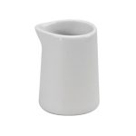 BUFFALO: Cremera de Porcelana Blanco de 4.5 Onzas