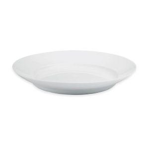 BUFFALO: Tazón de Pasta Borde Ancha de Porcelona Blanco de 44 Onzas