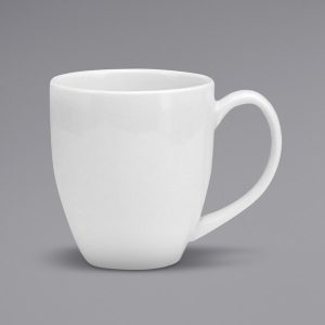 BUFFALO: Taza tipo Mug Europeo de Porcelana Blanco de 14 Onzas