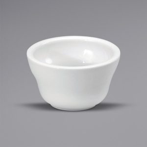 BUFFALO: Tazón Bouillon de Porcelana Blanco de 7 Onzas