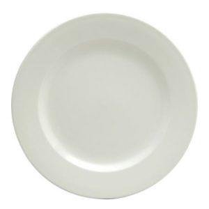 BUFFALO: Plato Redondo de Porcelana Crema de 7-1/8"