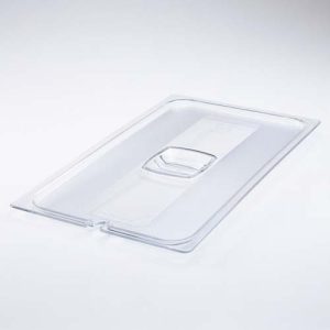 Tapa para pana fria con orificio 1/9 size - mod. FG100P00CLR FG101P00CLR  de policarbonato