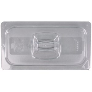 Tapa fria con orifico  1/3 size - mod. FG116P00CLR FG117P00CLR FG118P00CLR de policarbonato