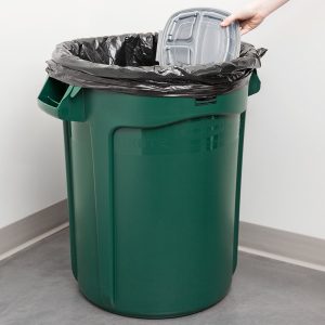 Contenedor Brute 32gal-121.14L de plástico verde