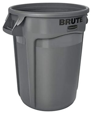 Contenedor Redondo Brute de 32 Galones Gris