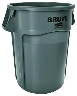 Contenedor Redondo Brute de 44 Galones Gris