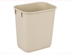 Papelera de Plástico de 13-5/8 Qt Beige
