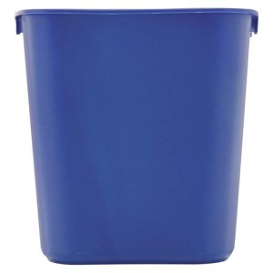 Contenedor de plastico para reciclaje color azul 14 QT