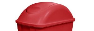 Tapa para Papelera FG295700SPEC de 41-1/4 Qt Rojo