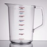 Jarra para Medir de Policarbonato de 1 Galón Transparente