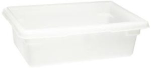 Recipiente para alimentos 3.5 gal  -  18 "x 12" x 6 " de polietileno blanco