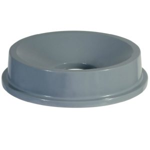 Tapa con Orificio Compatible para Contendores de 32 Galones Gris