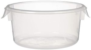 Recipiente Redondo de Policarbonato de 2 Qt Transparente