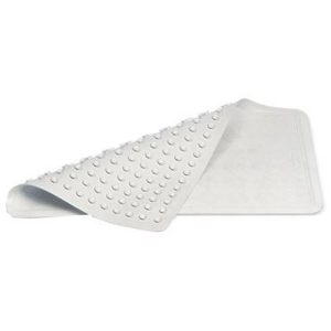 Alfombra 14"L X 22-1/2" W de hule blanco