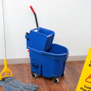 Exprimidor para lampazo 35Qt de plástico azul