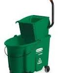 Exprimidor para lampazo 35Qt de plástico verde