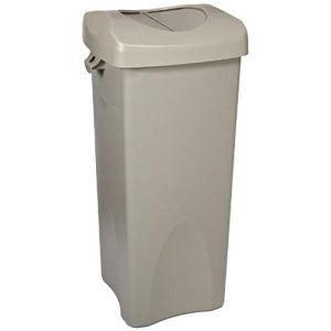 Combo basurero+tapa Contenedor 23gal-87.1L de plástico  beige