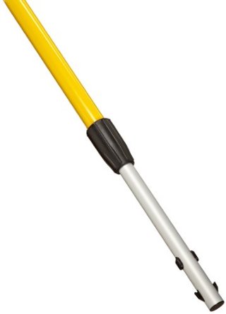 Palo de conexión rápida para armazon de mopa 48"-72" de aluminio amarillo