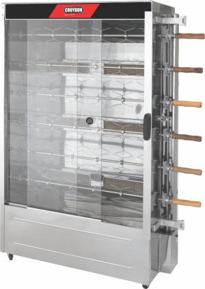 Asador De Pollo 6 Varas a Gas 110V/60Hz/1Ph