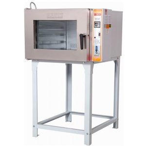 Horno a gas 5 bandejas, Camara Interior y Exterior Pintadas 120V/60Hz/1Ph