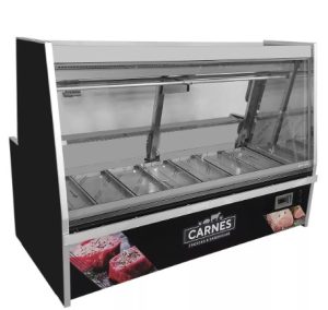 Vitrina Carnicera de 2 mts Acero Inoxidable 220V/60Hz/1Ph
