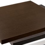 Top laminado para mesa 30"x30" color castaño