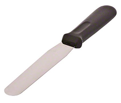 Espatula para pasteleria con agarradero plastico de 6"