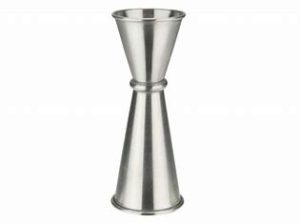 MEDIDA DE TRAGO DE 1OZ X 2 OZ DE ACERO INOXIDABLE