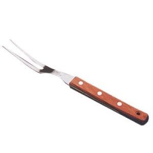 Tenedor de olla 6-1/2" con mango de madera