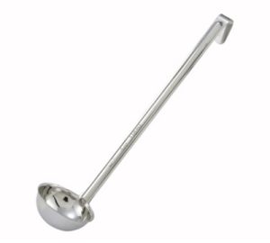 Cuchara de 12 oz con mango de 12 3/4", acero inoxidable
