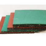 Alfombra para exteriores, 50*50*2.5cm; material: caucho; color: azul