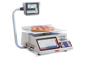 Báscula Etiquetadora de botones de 20kg