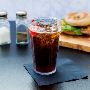 LAGUNA: Vaso Apilable de Plástico SAN de 14 Onzas Transparente