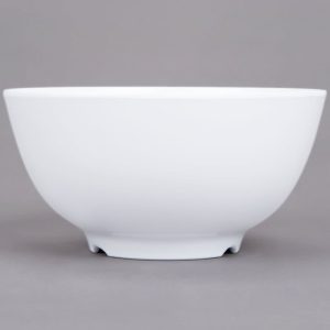 Tazón para Arroz de Melamina de 24 Onzas Blanco