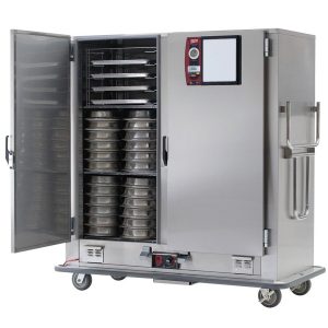 Carro caliente para banquete cap.180 platos 120v/60hz/1ph