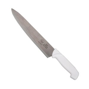 Cuchillo de Carnicero de 10" con Mango de Polipropileno Blanco